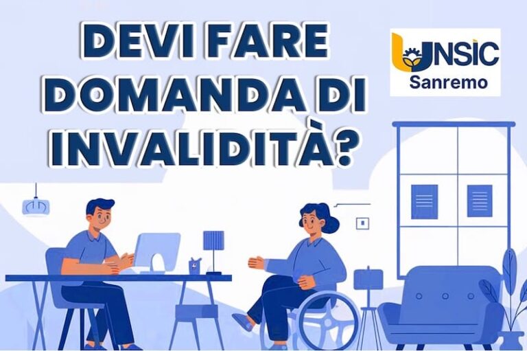 devi fare domanda di invalidità
